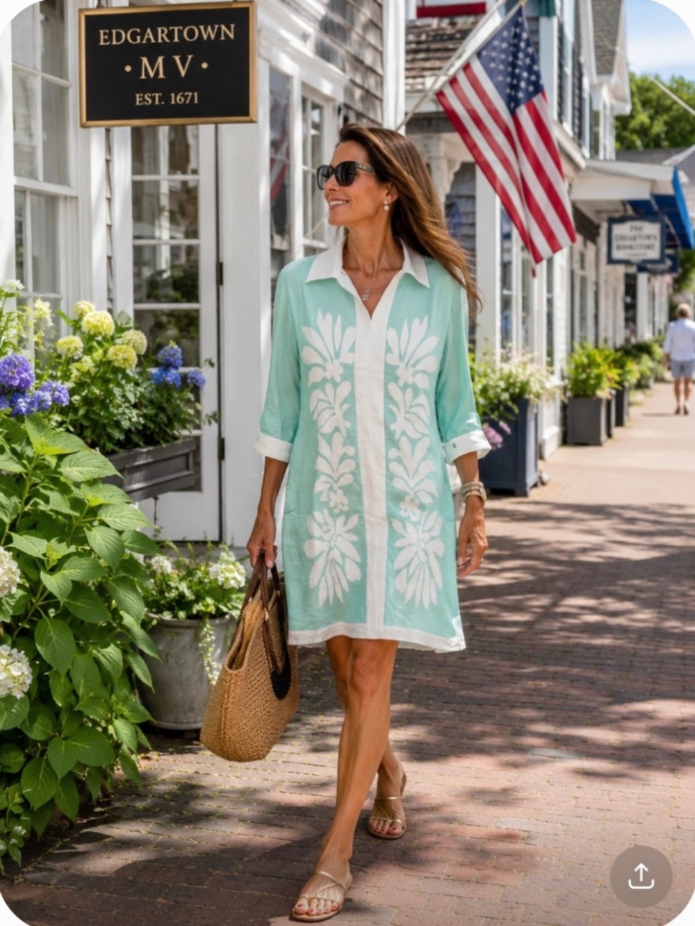 Coastal Linen Dress